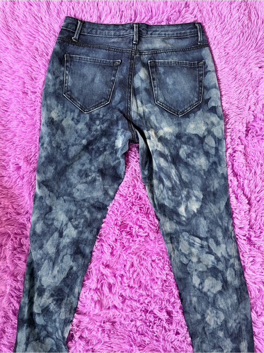 Tie-Dye Wash Denim Jeans -Nine West Vintage America Jeans Jegging Size 10/29